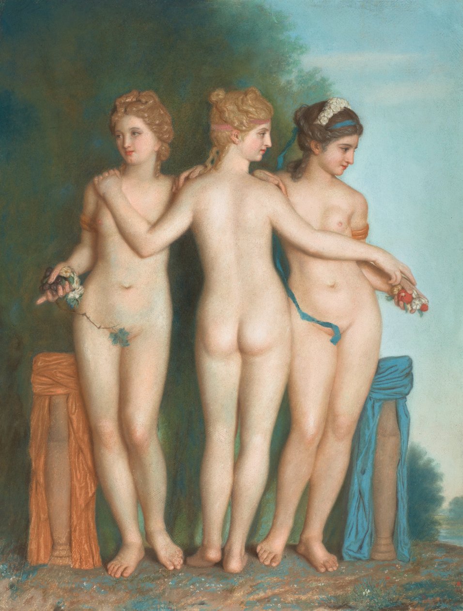 De tre nådene av Jean Étienne Liotard