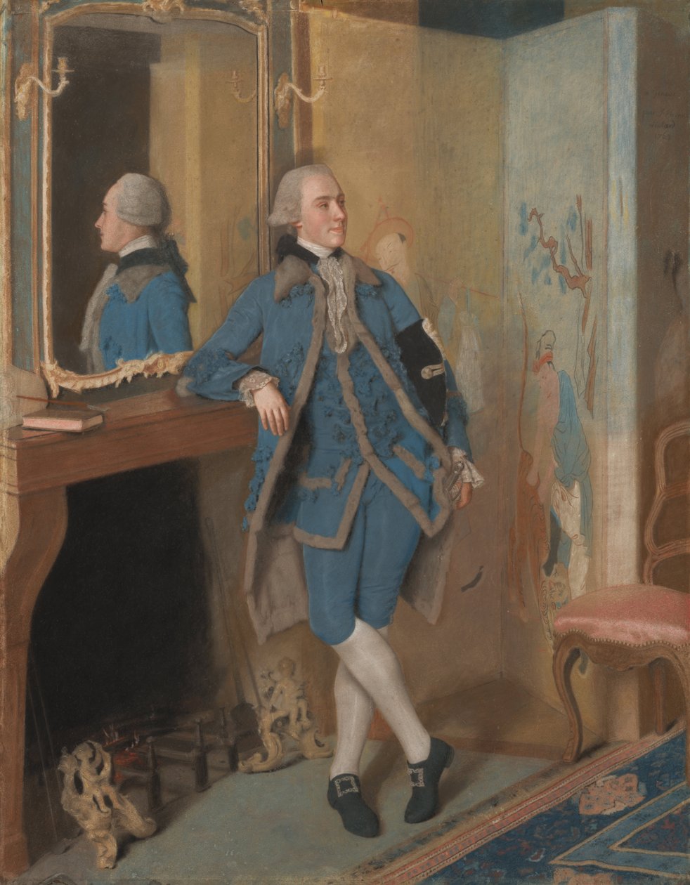 Portrett av John, Lord Mountstuart, senere 4. jarl og 1. markis av Bute av Jean Étienne Liotard