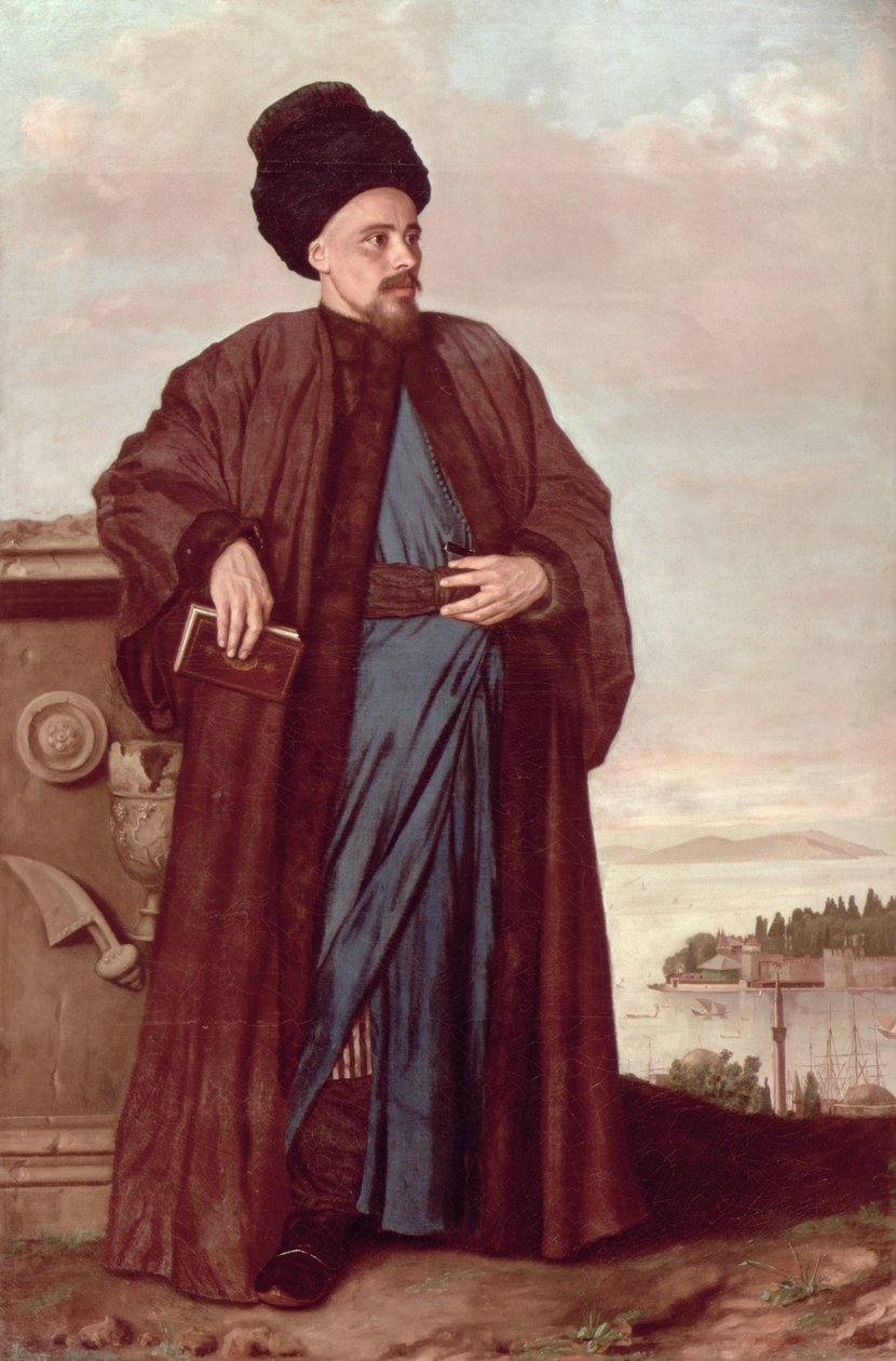 Richard Pococke i orientalsk drakt, 1738 av Jean Étienne Liotard