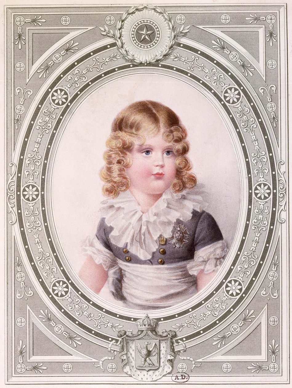 Portrett av kongen av Roma, Napoleon II (1811-32) ca. 1815 av Jean Baptiste Isabey