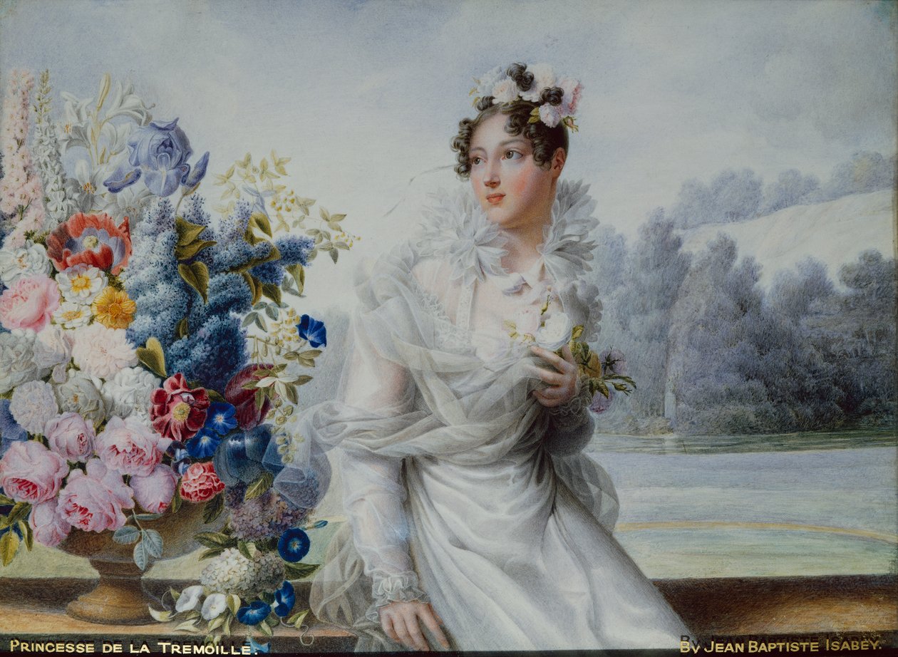 Princess of Tremoille (olje på lerret) av Jean Baptiste Isabey