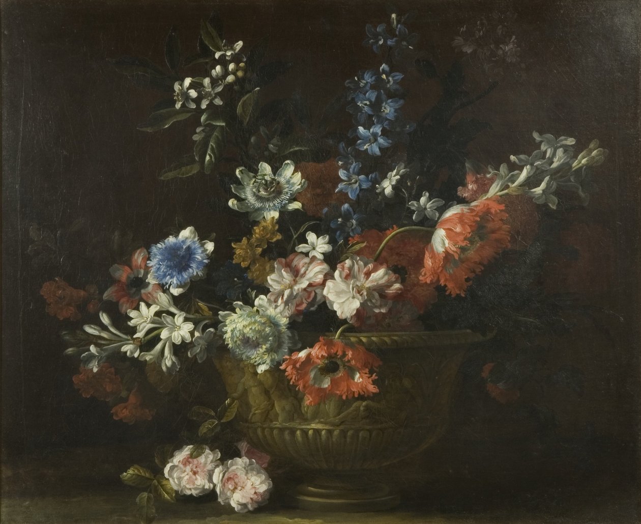 Blomsterstykke, ca. 1690 (olje på lerret) av Jean Baptiste Monnoyer
