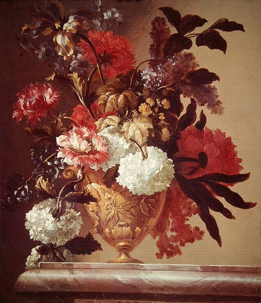 Blomster i en vase (olje på lerret) av Jean Baptiste Monnoyer