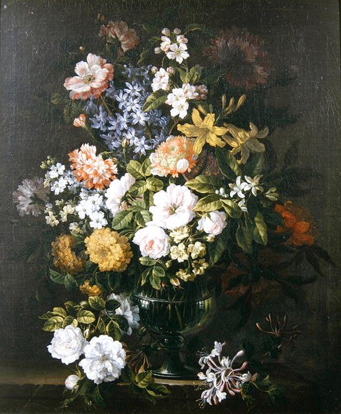 Still Life of Flowers (olje på lerret) av Jean Baptiste Monnoyer