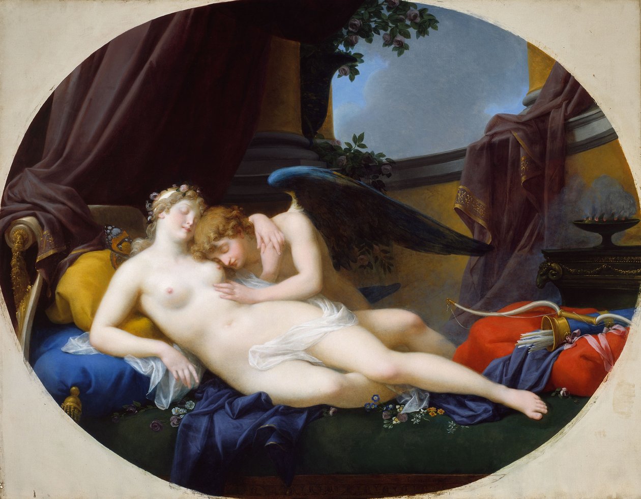 Cupid and Psyche av Jean Baptiste Regnault