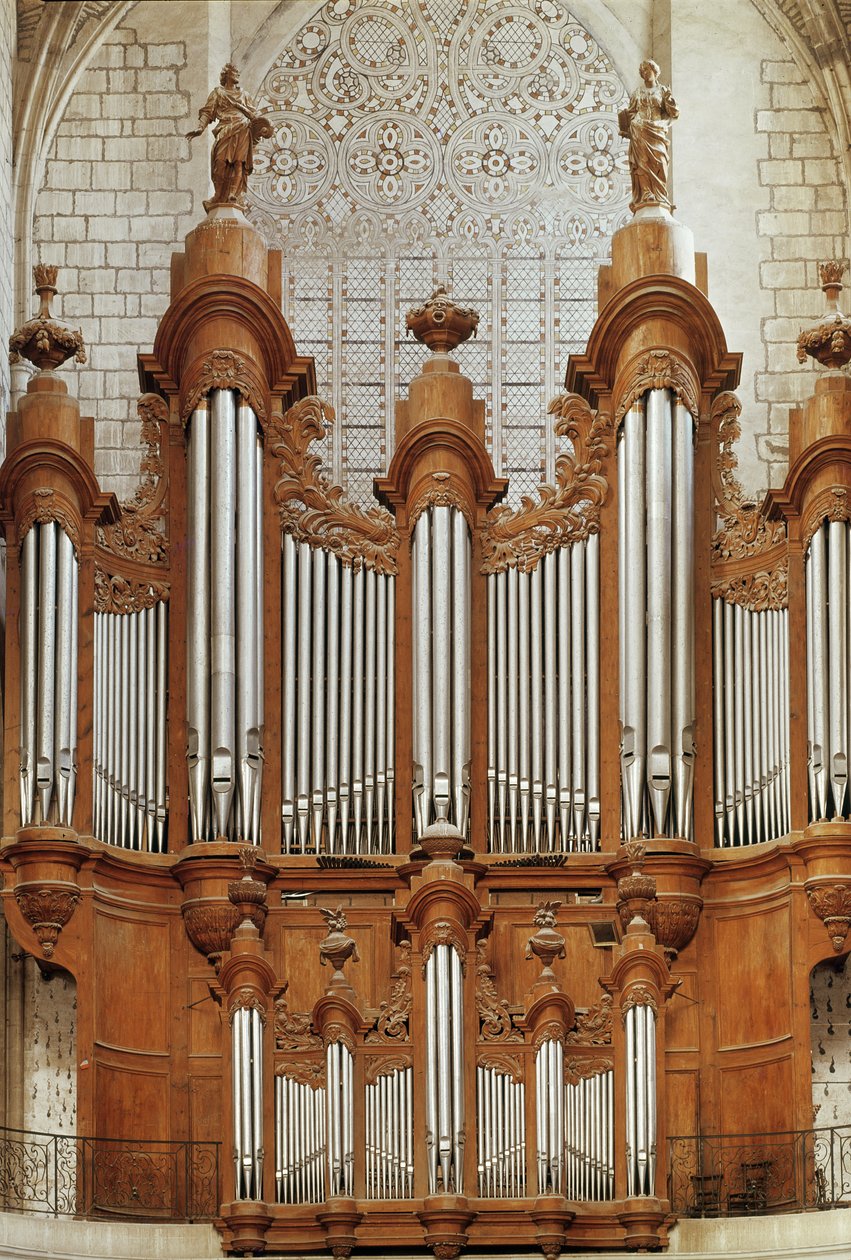 Orgelet til Saint-Maximin-la-Sainte-Baume, 1773 (tre og metall) av Jean Esprit Isnard