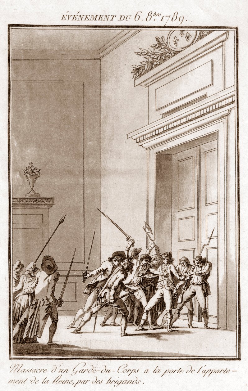 French Revolution - Event of October 6 av Jean Francois Janinet