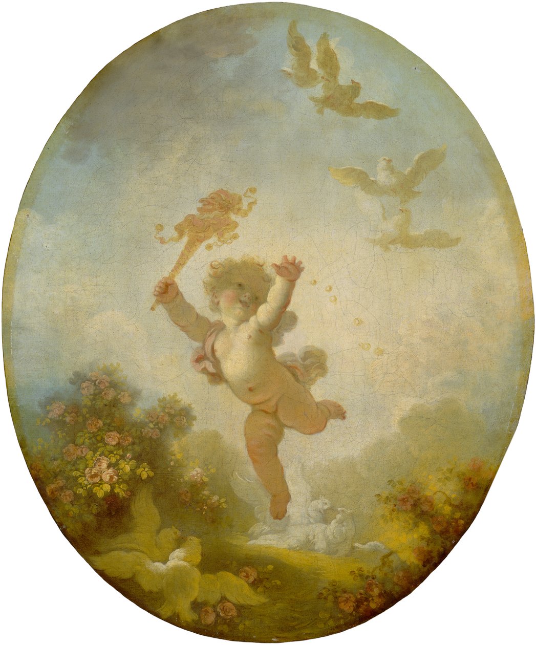 Kjærlighet som dårskap, ca. 1773-76 av Jean Honore Fragonard