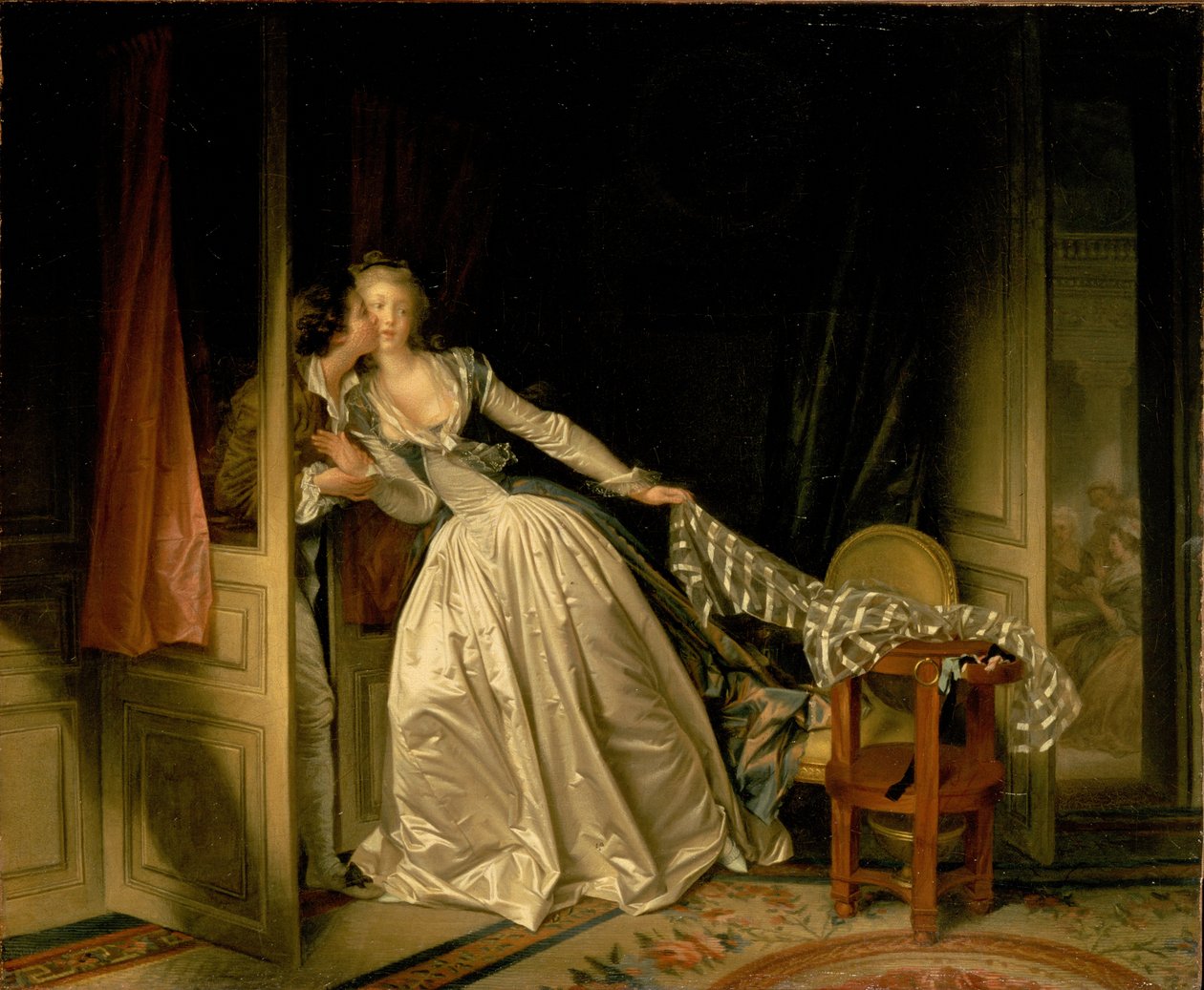 Det stjålne kysset av Jean Honore Fragonard