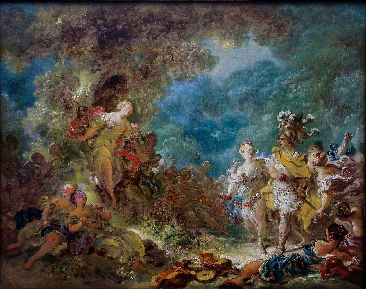 Rinaldo i hagene til Armida av Jean Honore Fragonard