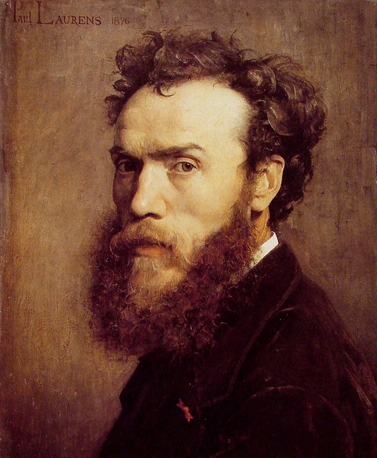 Selvportrett av Jean Paul Laurens