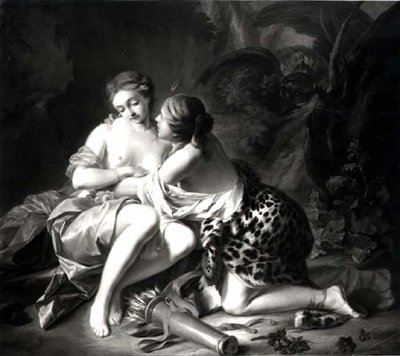 Jupiter og Callisto av Jean Simon Berthelemy
