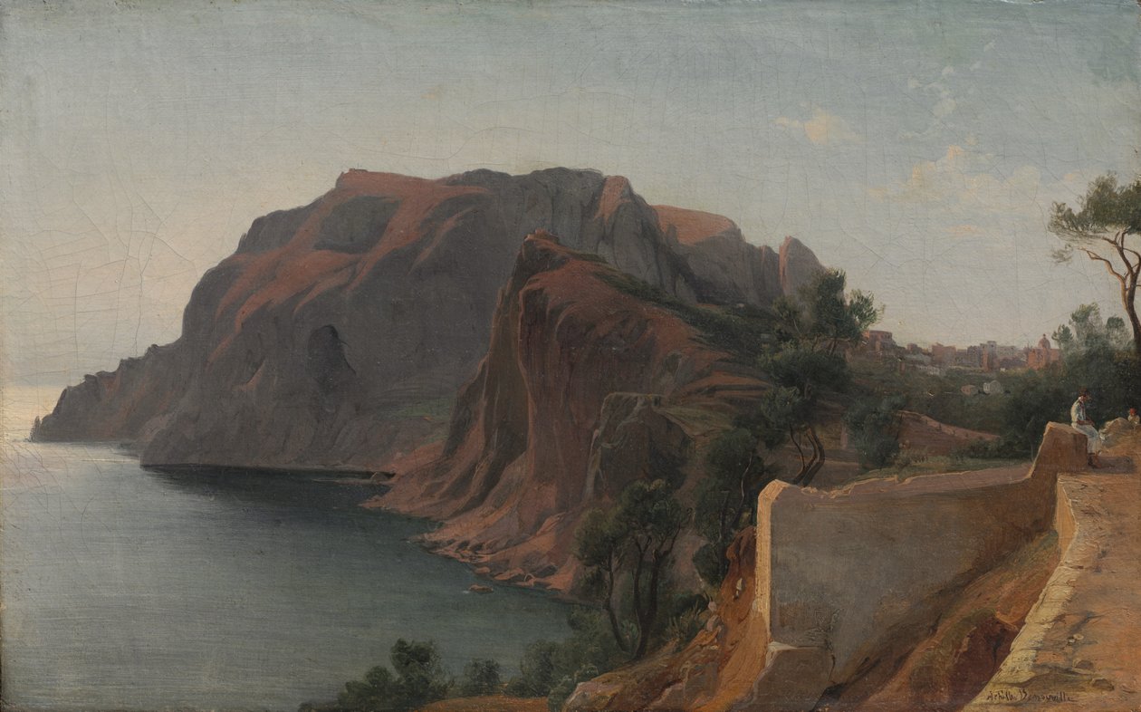 Capri, ca. 1845. av Jean Achille Benouville