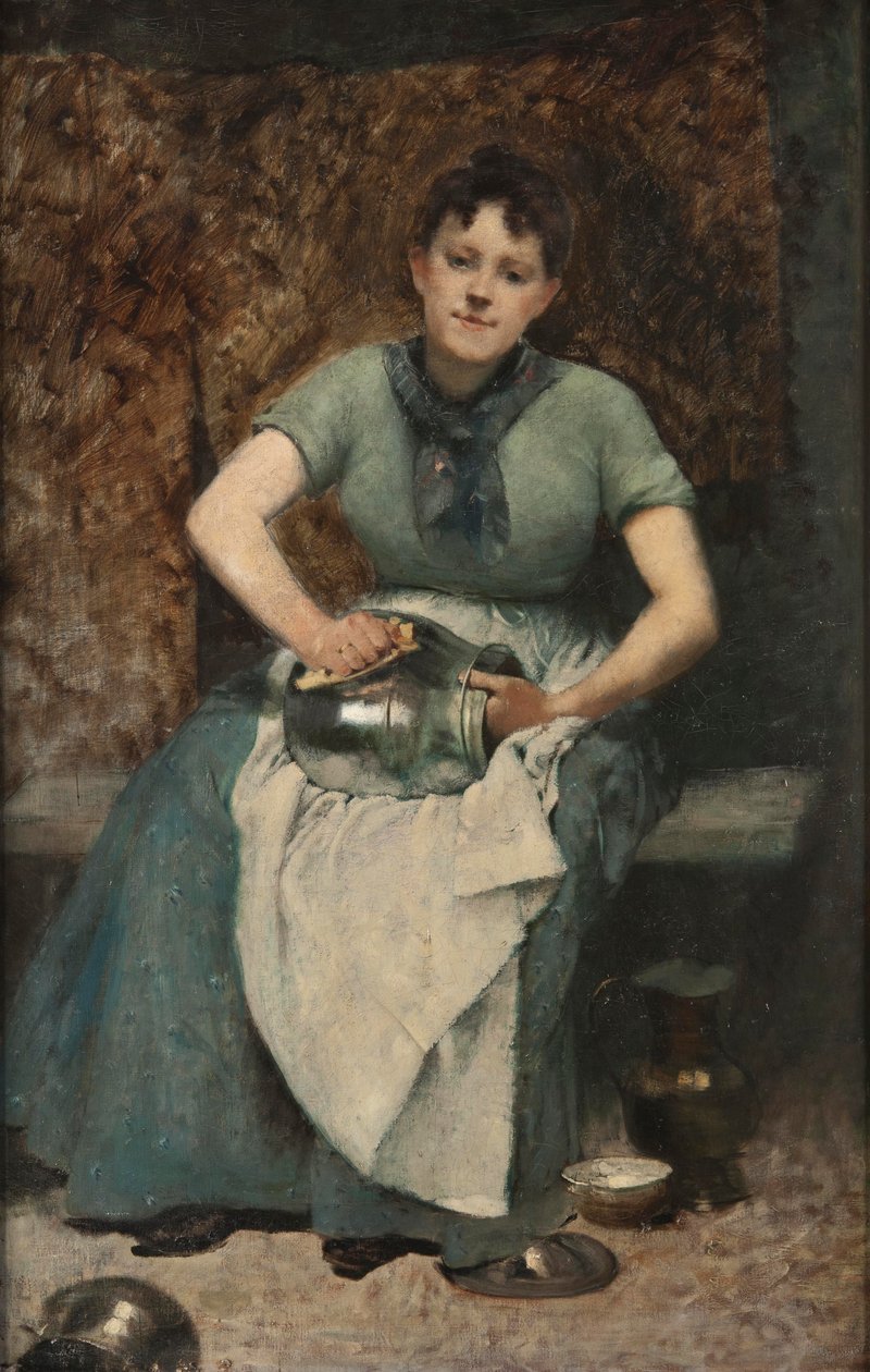 Tjeneren, ca. 1875-90 av Jean Alexandre Joseph Falguiere