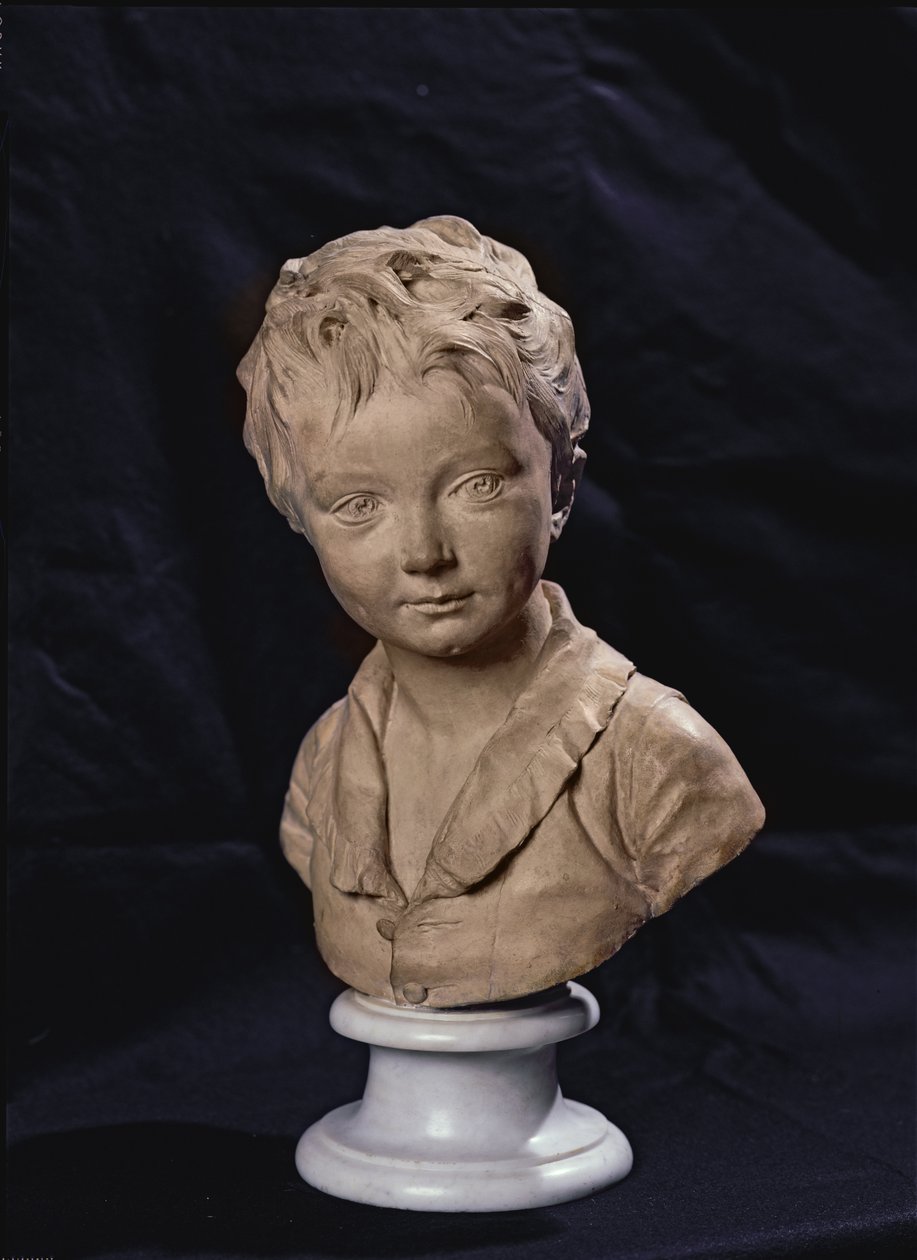Byste av Alexandre Brongniart (1770-1847) (marmor) av Jean Antoine Houdon