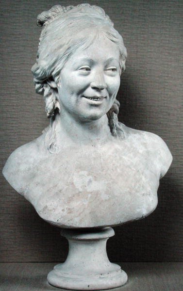 Byste av Madame Houdon, 1786 (gips) av Jean Antoine Houdon