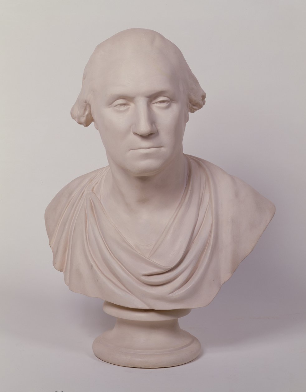 George Washington (malt gips) av Jean Antoine Houdon