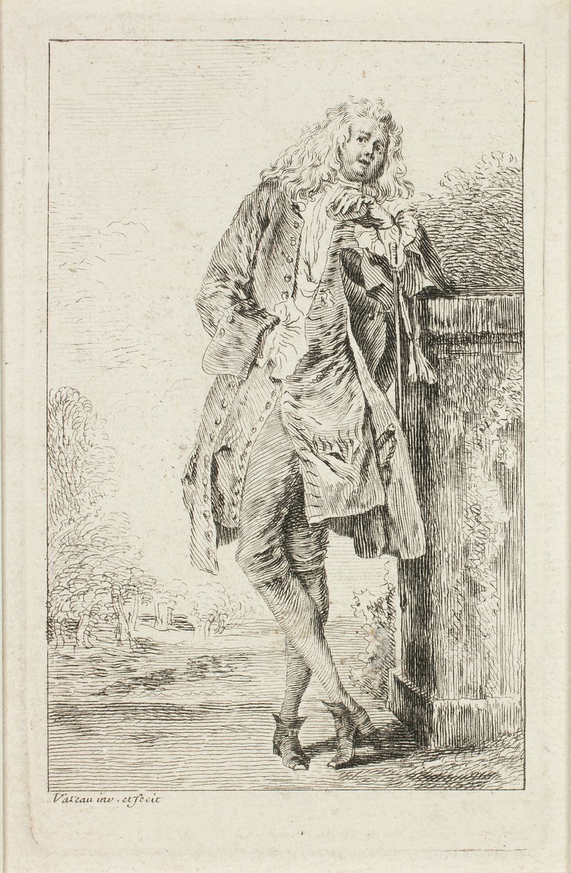 Modusfigurer av Jean Antoine Watteau