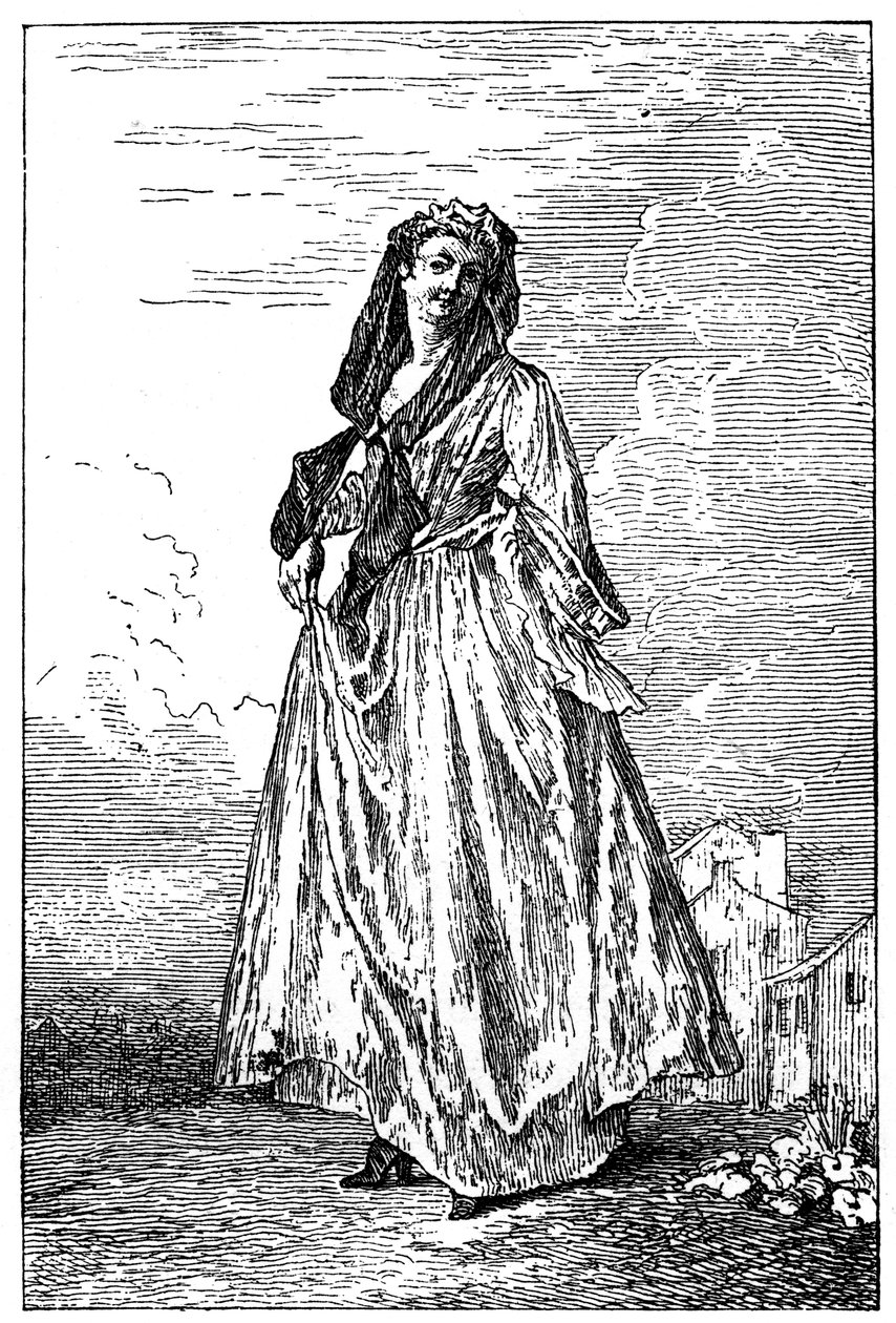 Fransk kostyme, 1885. av Jean Antoine Watteau