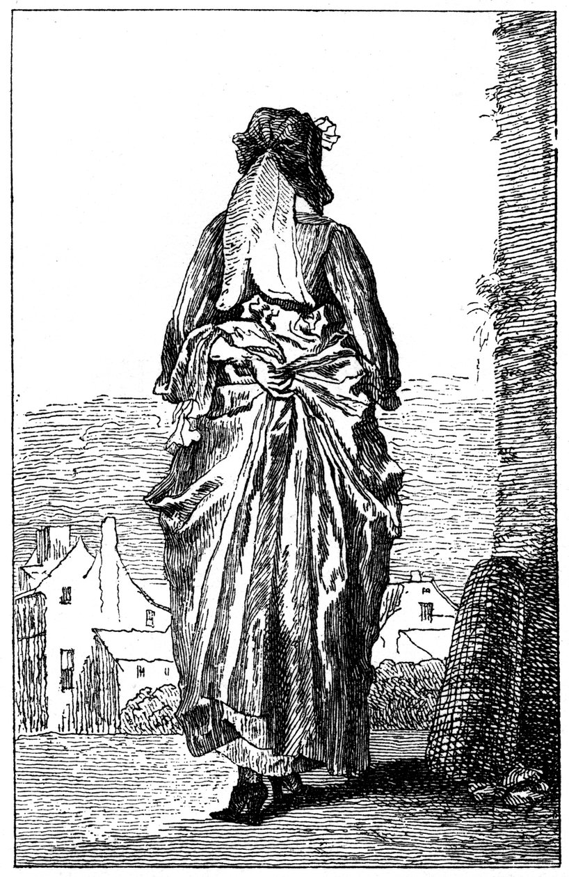 Fransk kostyme, 1885. av Jean Antoine Watteau