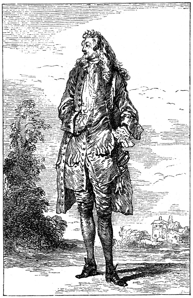 Mann i fransk kostyme, 1885. av Jean Antoine Watteau