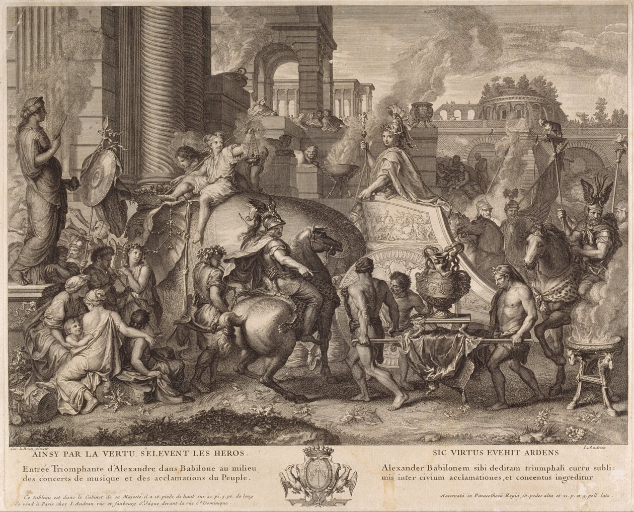 Alexander på vei inn i Babylon av Jean Audran