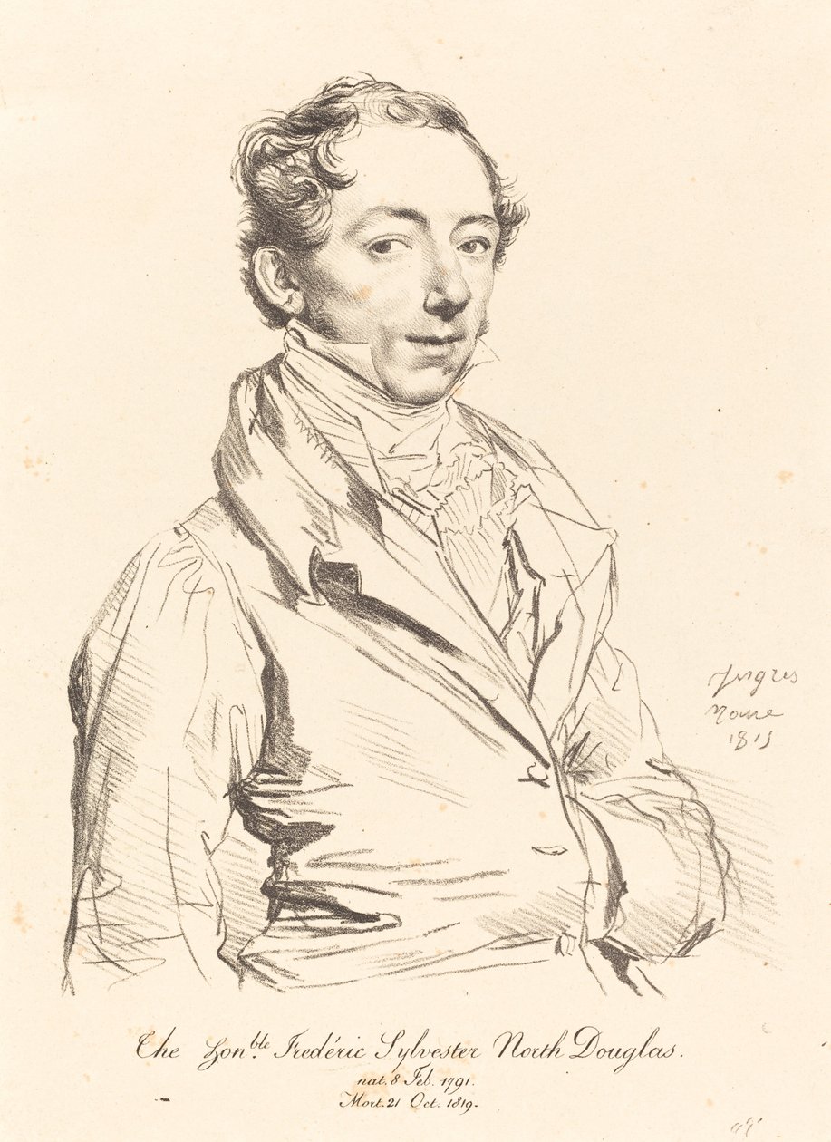 Frederic Sylvester Douglas av Jean Auguste Dominique Ingres