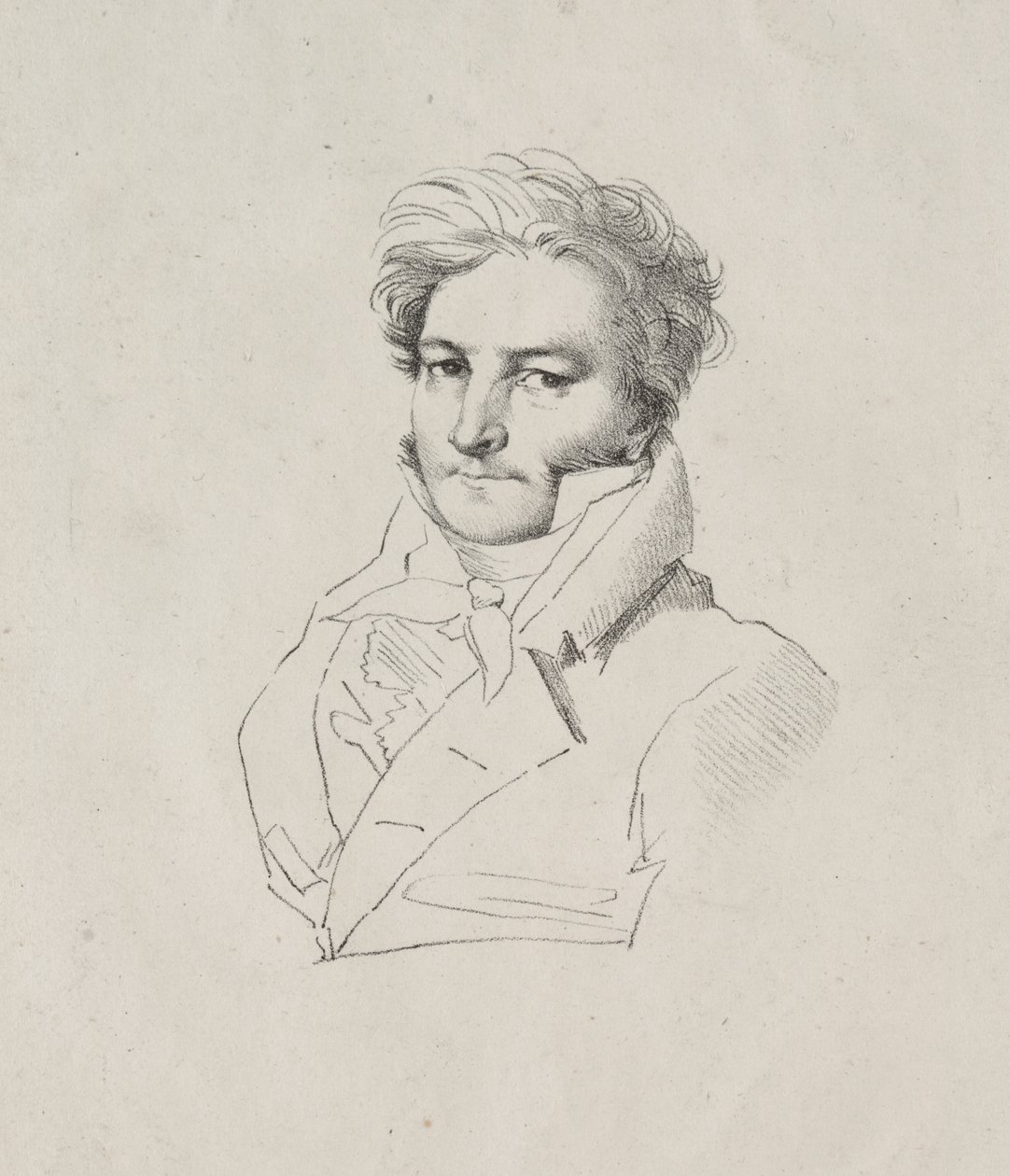 Jacques Marguet de Norvins av Jean Auguste Dominique Ingres
