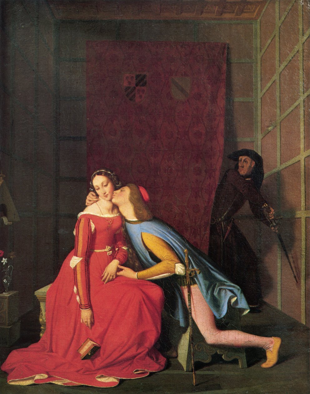 Paolo og Francesca, 1819. av Jean Auguste Dominique Ingres