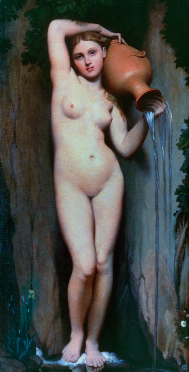 Kilden, 1856 av Jean Auguste Dominique Ingres