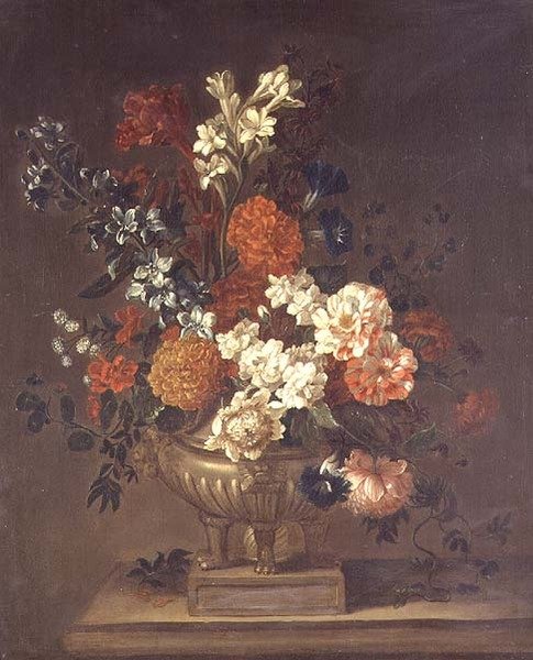 Stilleben, blandede blomster av Jean Baptiste (follower of) Monnoyer
