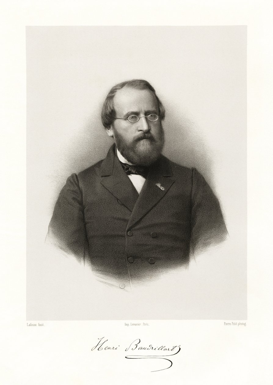 Henri Joseph Léon Baudrillart, 1865-66 av Jean Baptiste Adolphe Lafosse