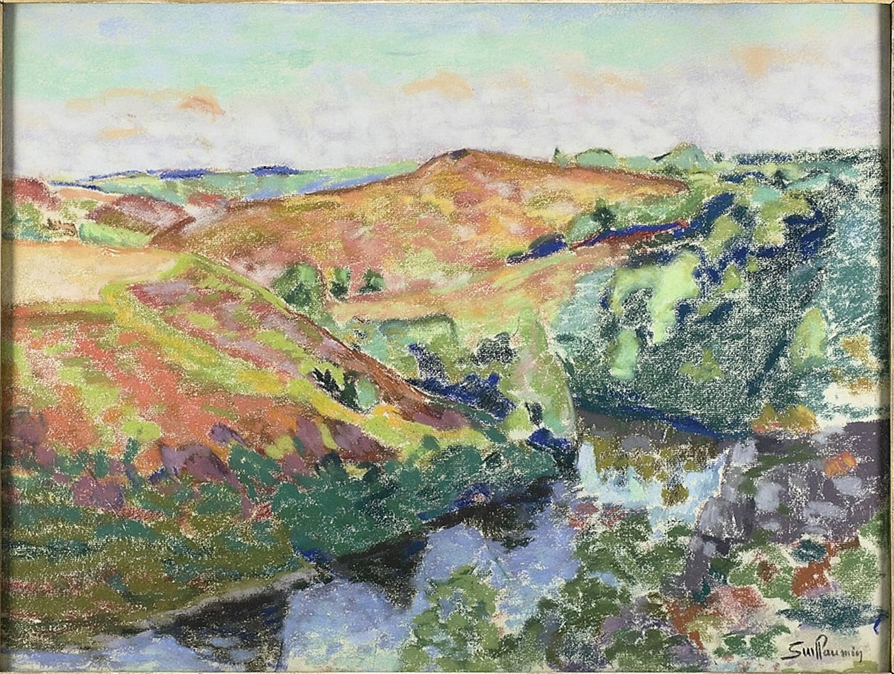 Landskap i Crozant av Jean Baptiste Armand Guillaumin