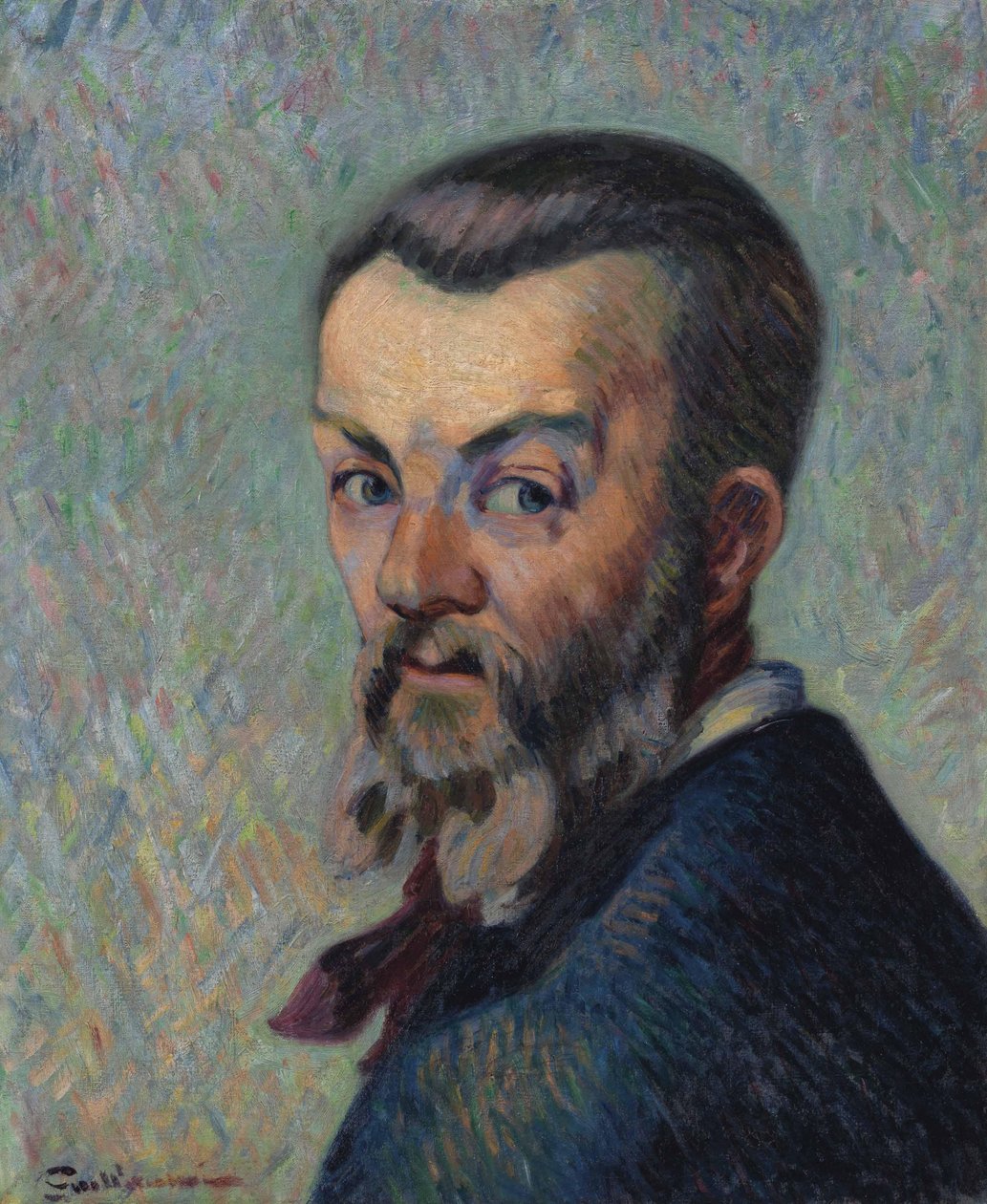 Selvportrett, ca. 1888. av Jean Baptiste Armand Guillaumin