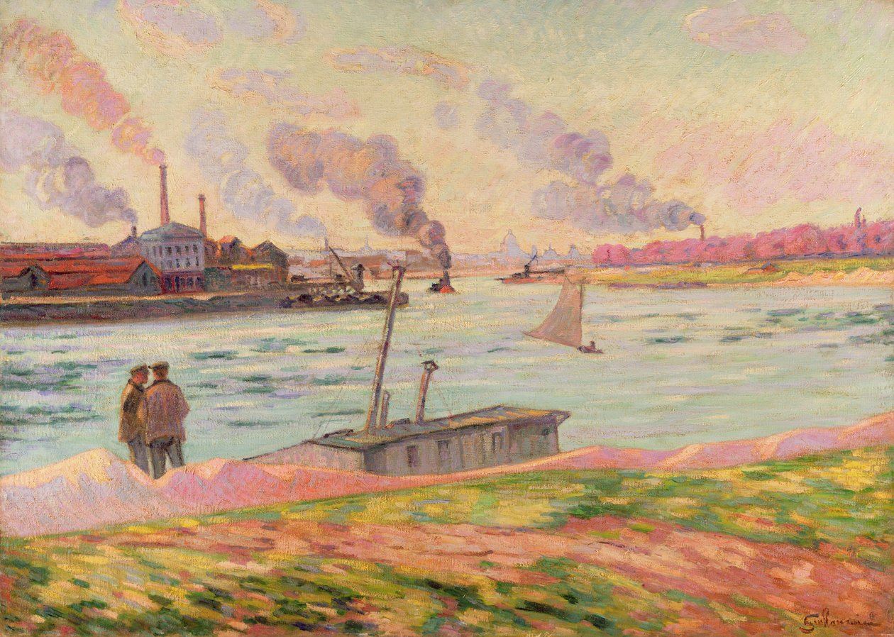 The Pointe dIvry, 1886 av Jean Baptiste Armand Guillaumin