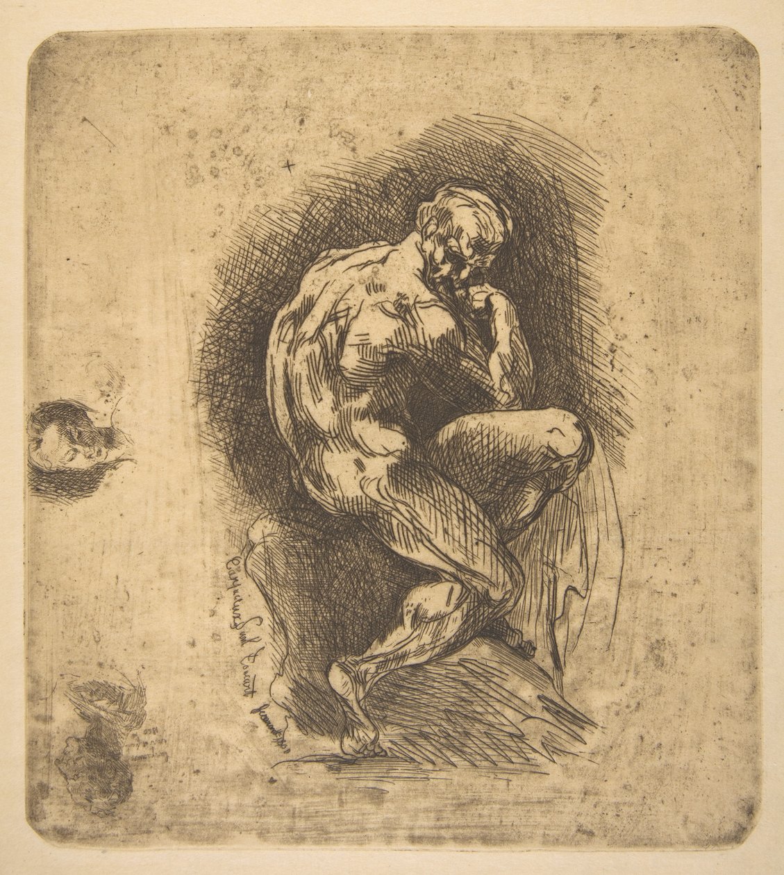 Ugolino, 1860. av Jean Baptiste Carpeaux