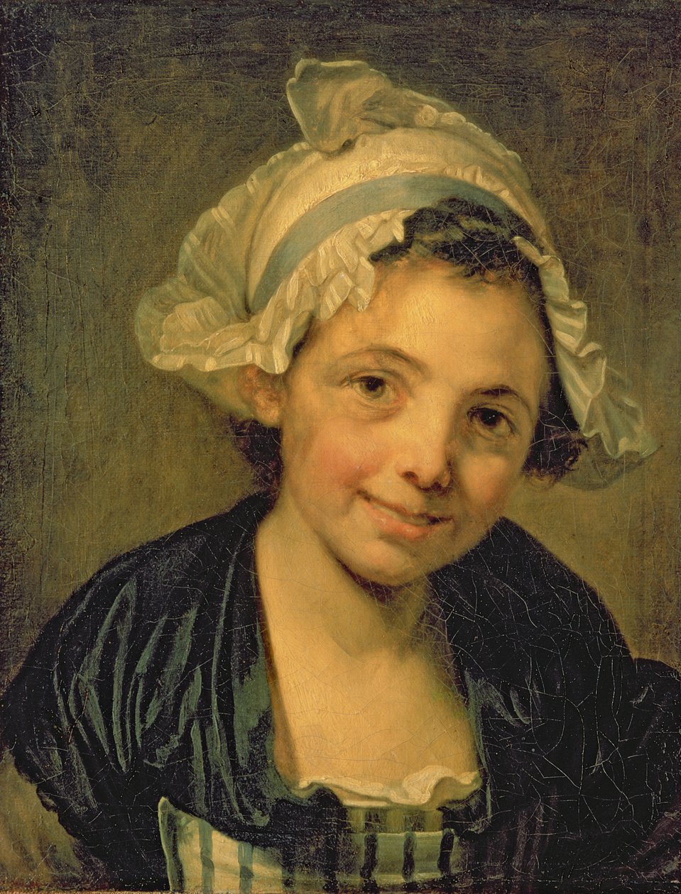 Jente i panser av Jean Baptiste Greuze