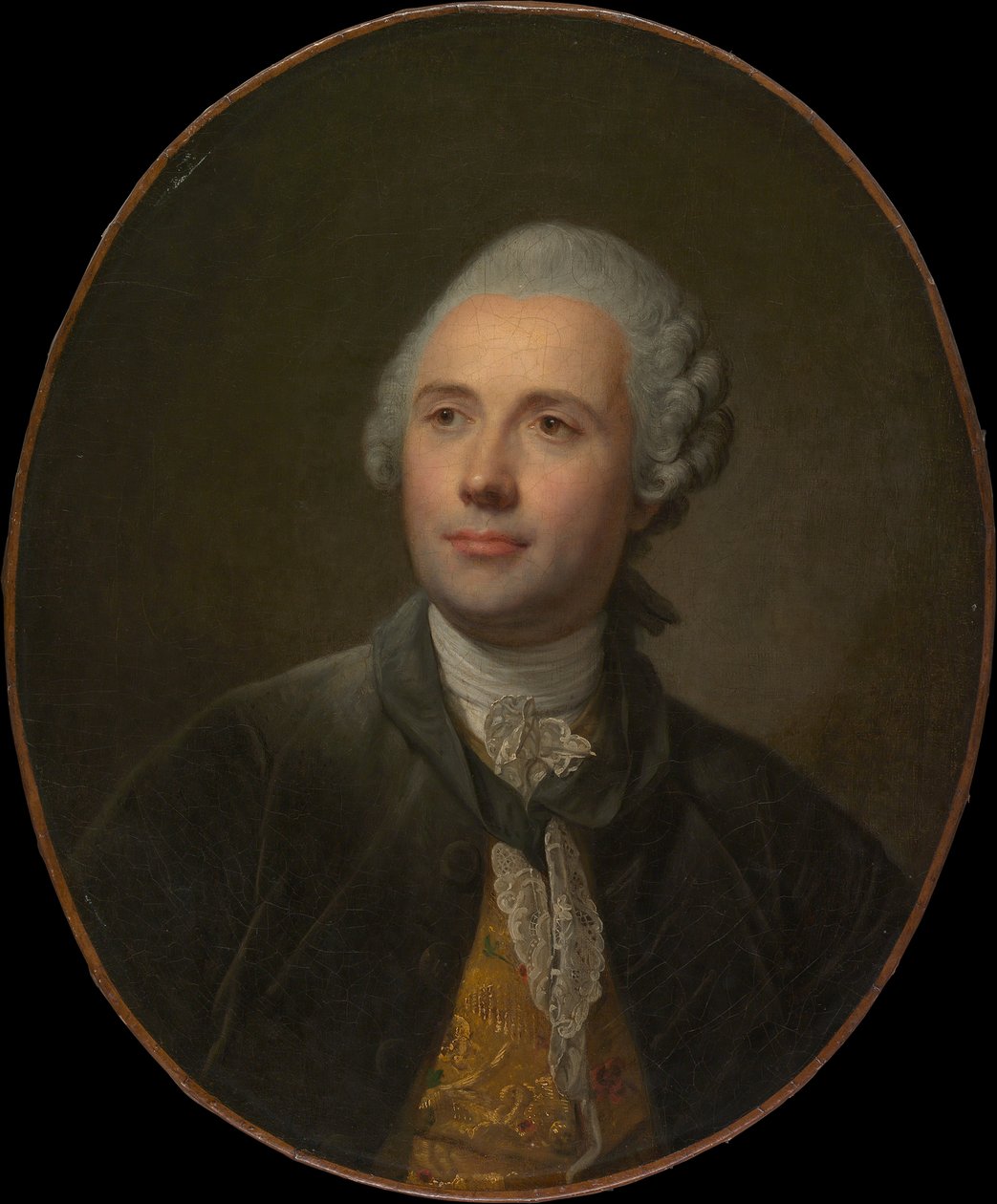 Jean Jacques Caffiéri 1725-1792, ca. 1765. av Jean Baptiste Greuze