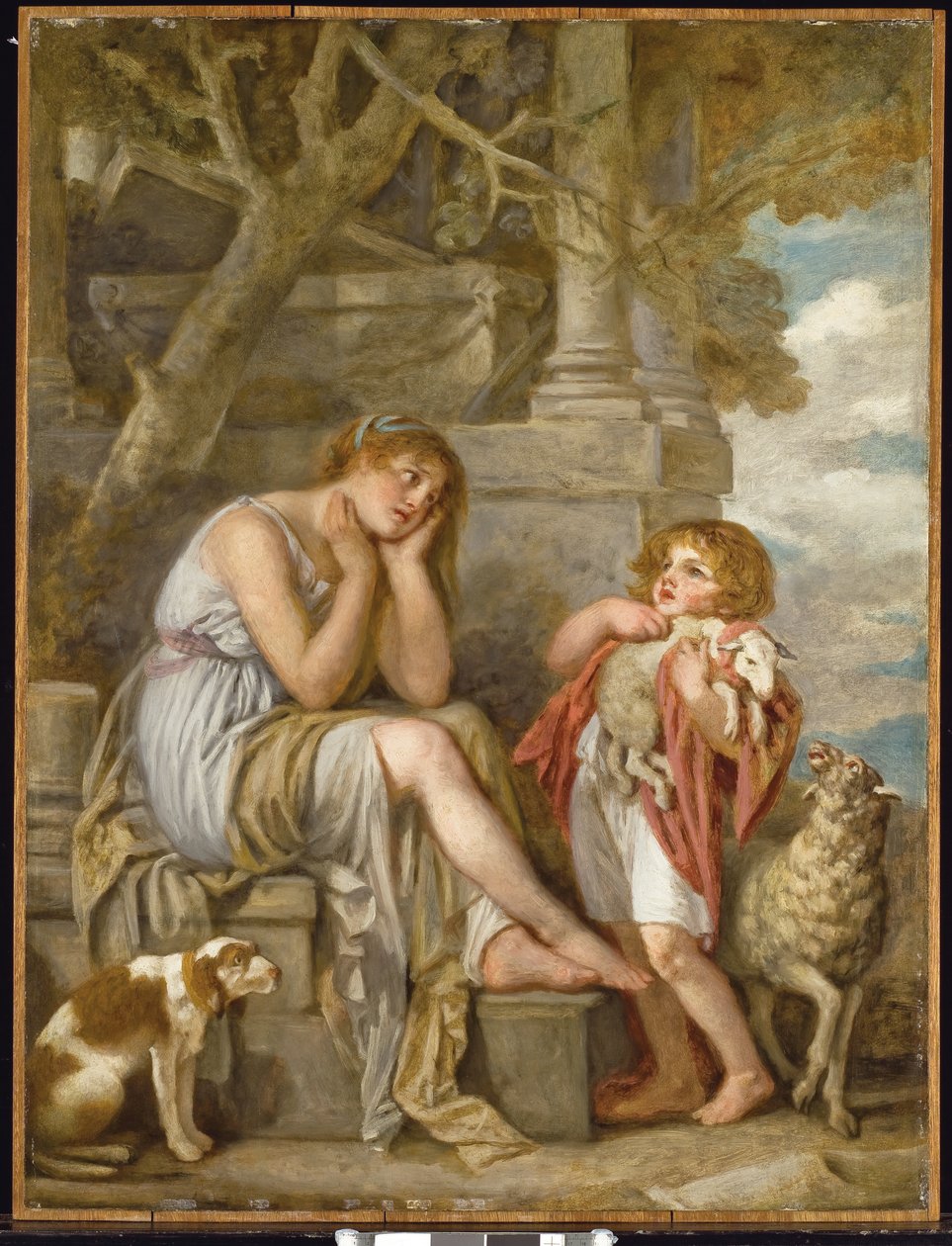 l "Agneau Cheri, 1780-tallet av Jean Baptiste Greuze