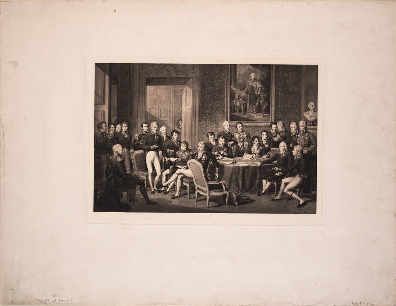 Wienerkongressen, ca. 1815 av Jean Baptiste Isabey