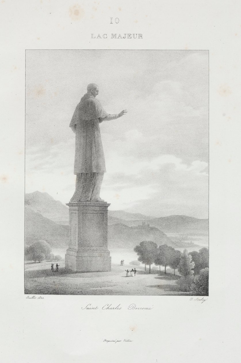 Reise til Italia i 1822 av Jean Baptiste Isabey