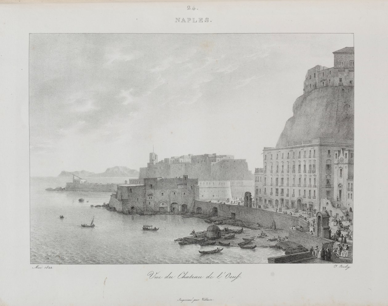 Reise til Italia i 1822, 1833. av Jean Baptiste Isabey