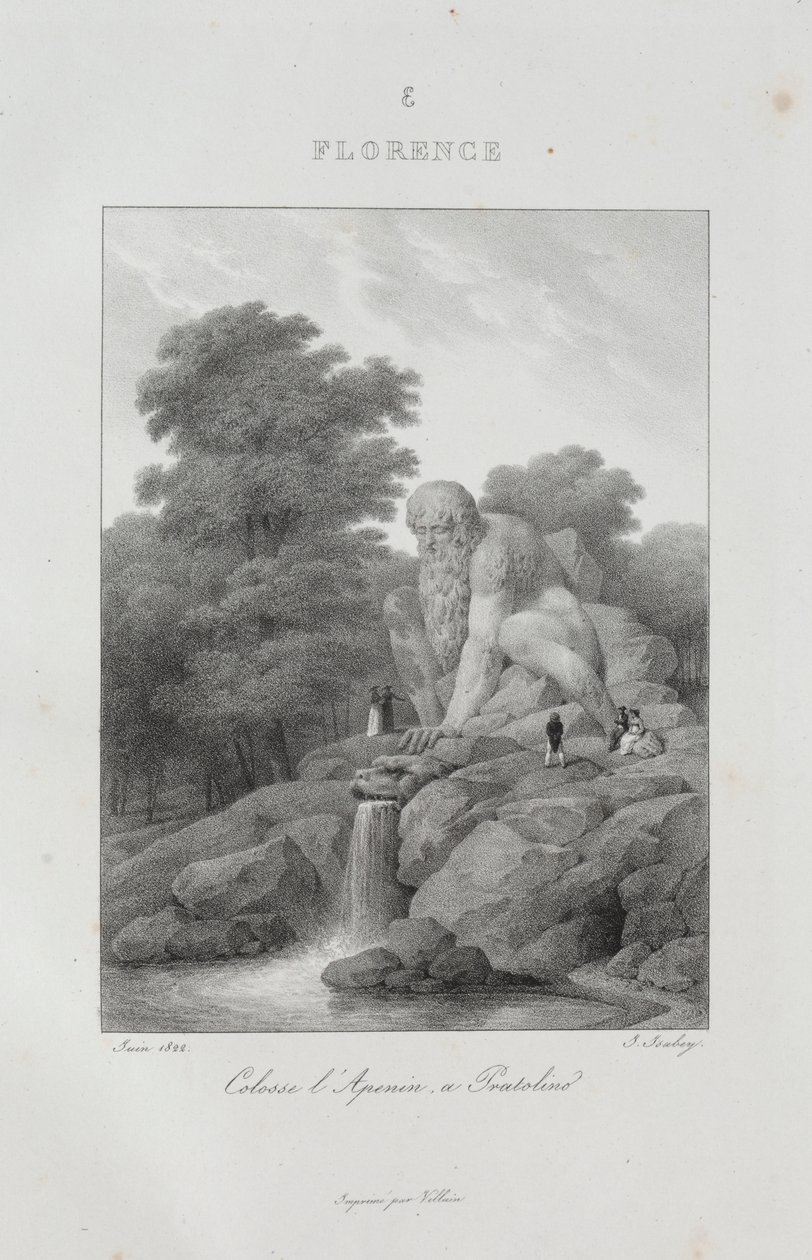 Reise til Italia i 1822, 1833. av Jean Baptiste Isabey
