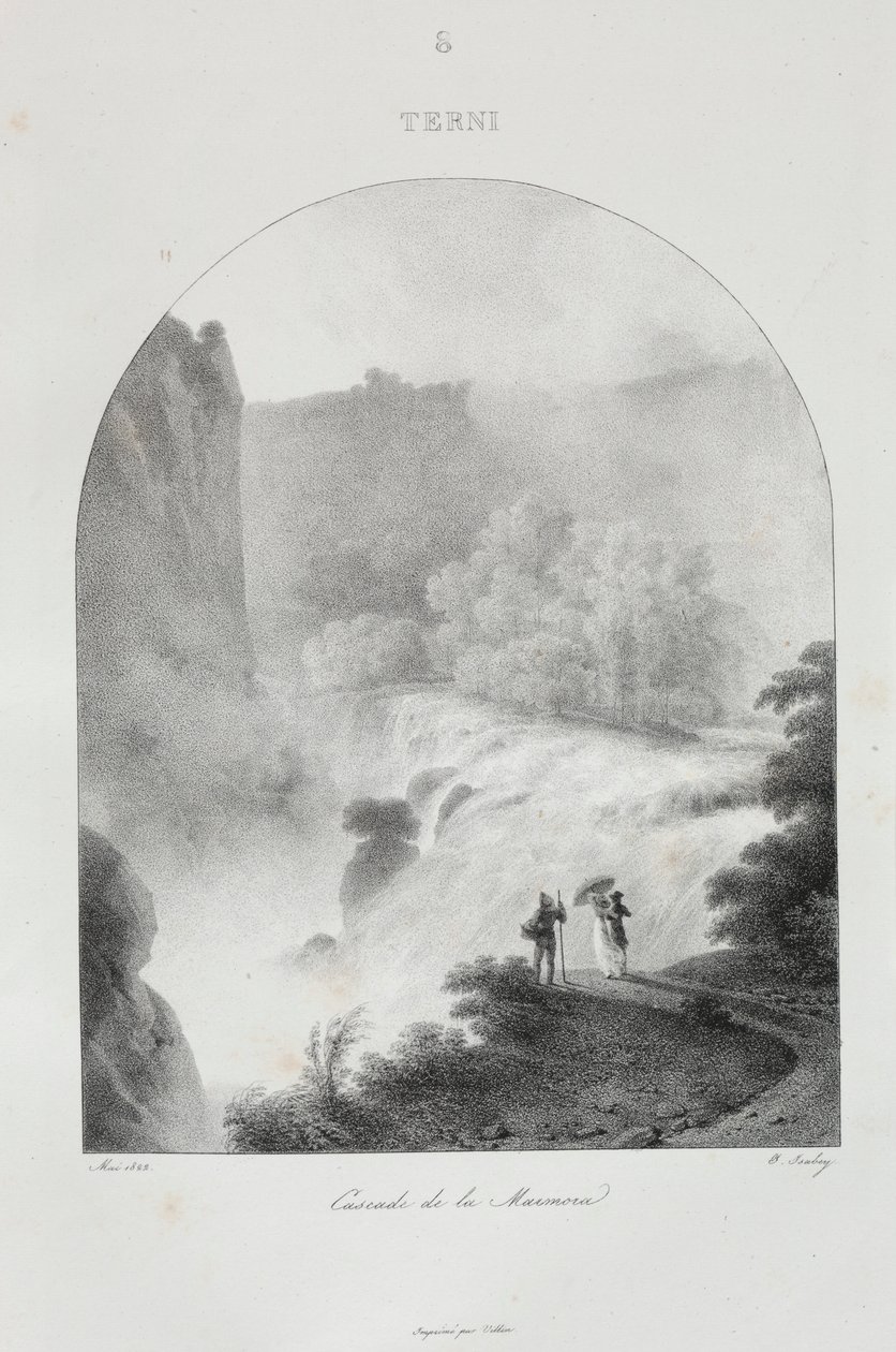 Reise til Italia i 1822, 1833. av Jean Baptiste Isabey