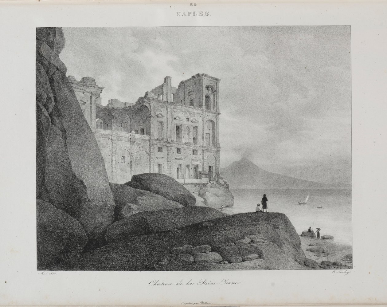 Reise til Italia i 1822, 1833. av Jean Baptiste Isabey