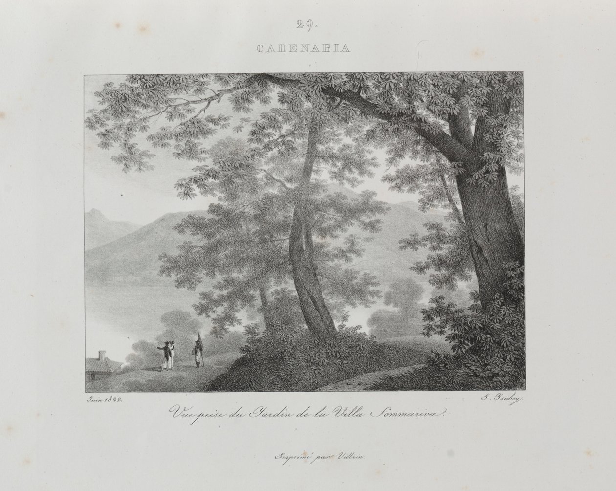 Reise til Italia i 1822, 1833. av Jean Baptiste Isabey
