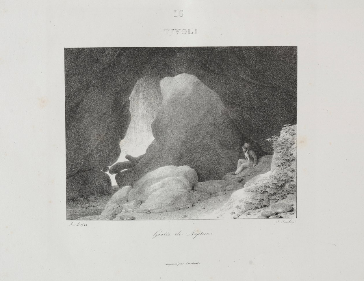 Reise til Italia i 1822, 1833. av Jean Baptiste Isabey