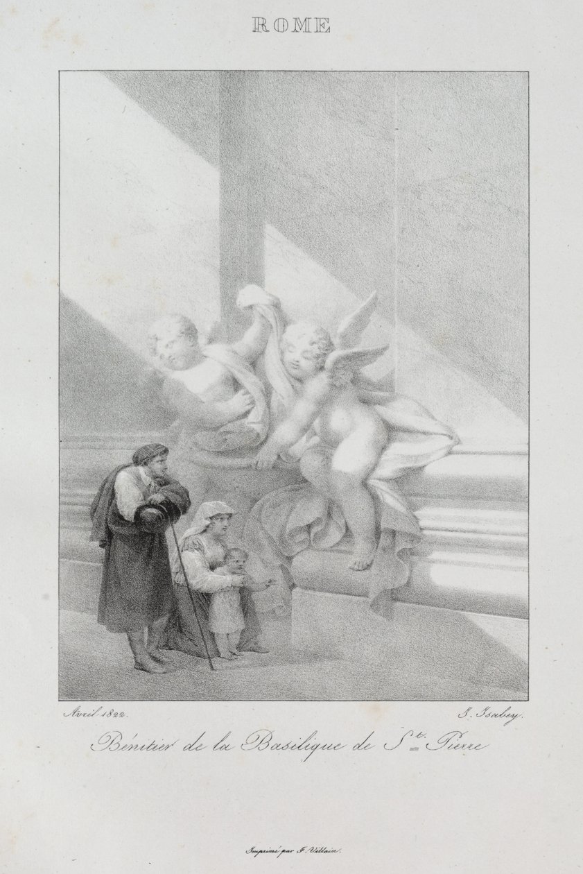Reise til Italia i 1822, 1833. av Jean Baptiste Isabey