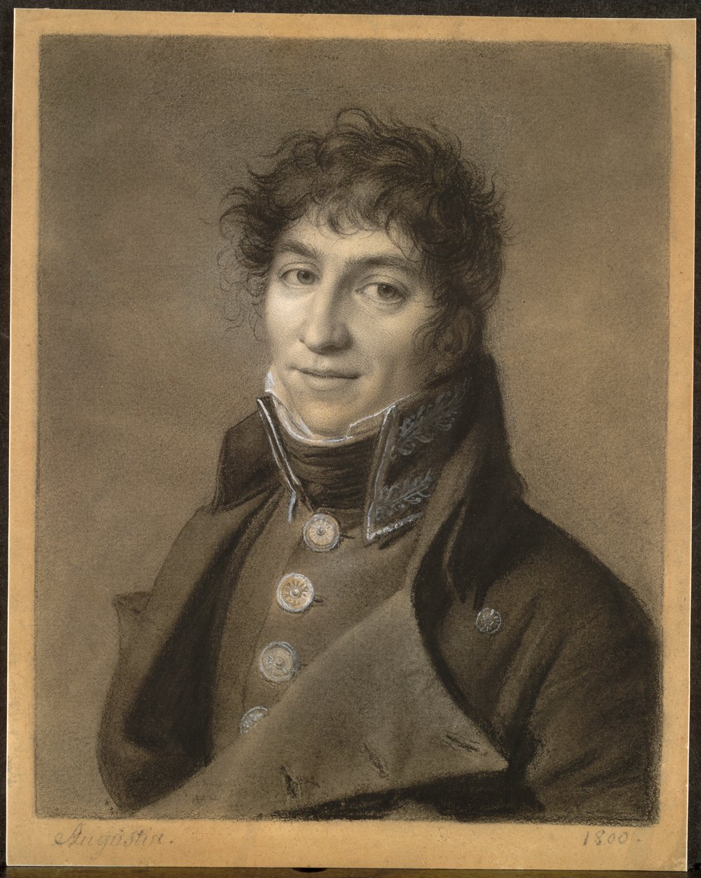 Portrett av en mann av Jean Baptiste Jacques Augustin