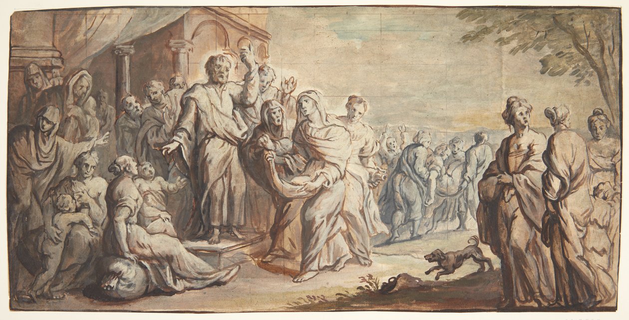En religiøs presentasjon av Jean Baptiste Jouvenet